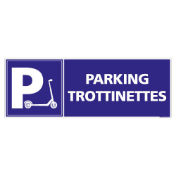 PANNEAU PARKING TROTTINETTES HORIZONTAL (L0770)