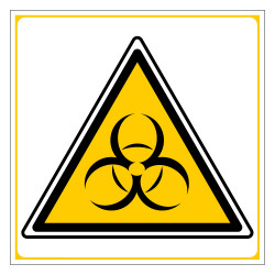 PANNEAU DANGER RISQUES BIOLOGIQUES (C0052)