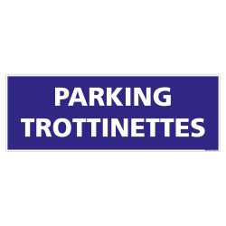 PANNEAU PARKING POUR TROTTINETTES HORIZONTAL (L0773)