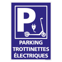 PANNEAU PARKING POUR TROTTINETTES ELECTRIQUES (L0775)