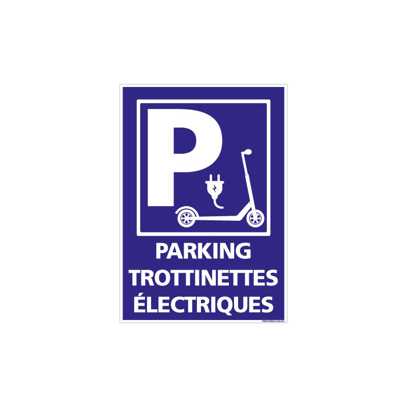PANNEAU PARKING POUR TROTTINETTES ELECTRIQUES (L0775)