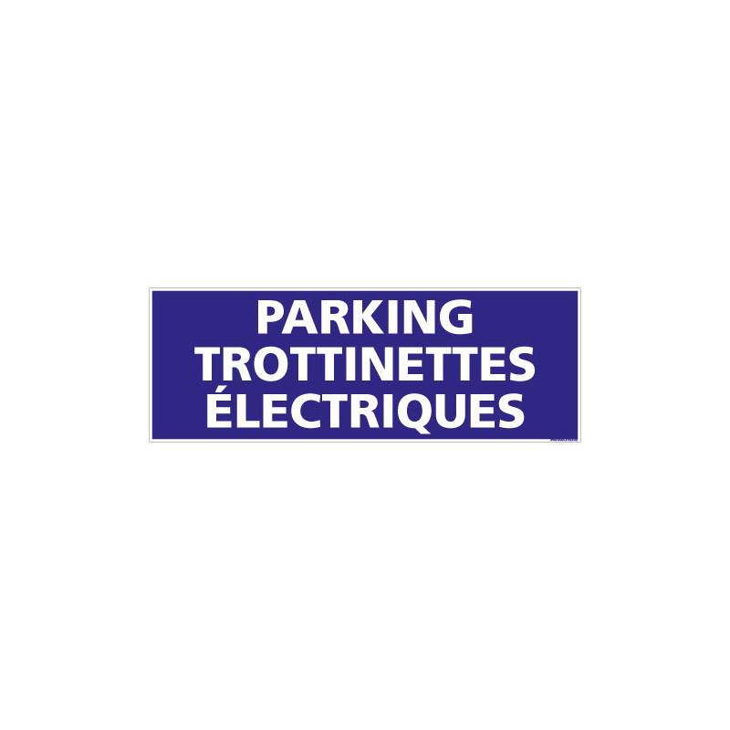 PANNEAU PARKING POUR TROTTINETTES ELECTRIQUES HORIZONTAL (L0780)