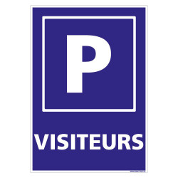 PANNEAU PARKING VISITEURS (L0956)