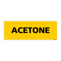 Panneau de Signalisation danger ACETONE (C0081)