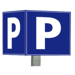 Panneau parking 360° (W0160)