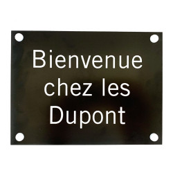 Plaque gravée personnalisée multicouleur 12V et 24 V