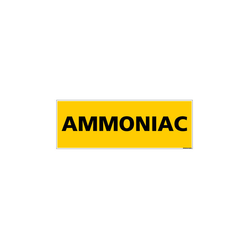 Panneau de Signalisation danger AMMONIAC (C0092) Panneau de Signalisation danger AMMONIAC (C0092)