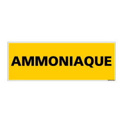 Panneau de Signalisation danger AMMONIAQUE (C0093)