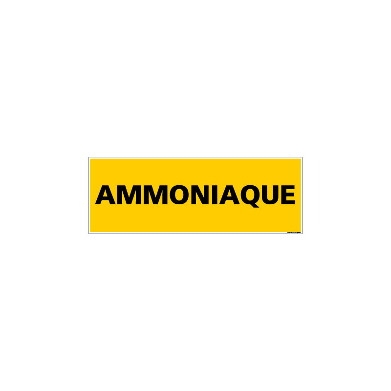 Panneau de Signalisation danger AMMONIAQUE (C0093)