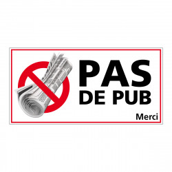 ADHESIF PAS DE PUB (G1276)