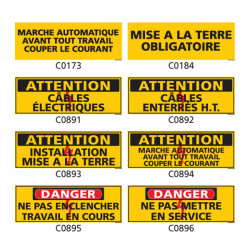 Panneau et Pictogramme de Signalisation danger electrique