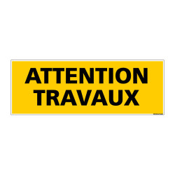 Panneau de Signalisation danger ATTENTION TRAVAUX (C0112)