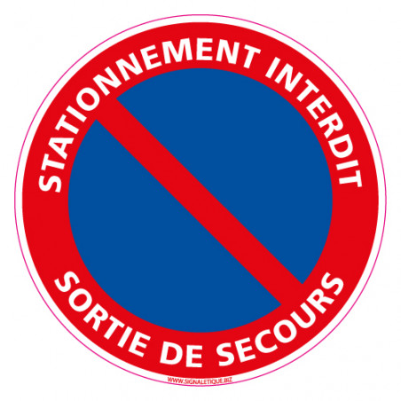 AUA SIGNALETIQUE - Panneau Cour Privée Stationnement Interdit - 230
