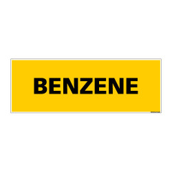 Panneau de Signalisation danger BENZENE (C0114)