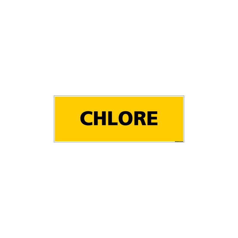 Panneau de Signalisation danger CHLORE (C0120) Panneau de Signalisation danger CHLORE (C0120)