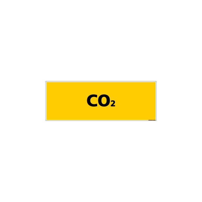 Panneau de Signalisation danger CO2 (C0122)