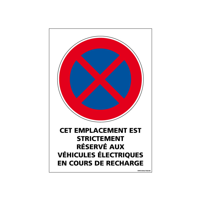 Adhésif de signalisation Stationnement réservé aux véhicules électrique (L0260) Adhésif de signalisation Stationnement réservé aux véhicules électrique (L0260)
