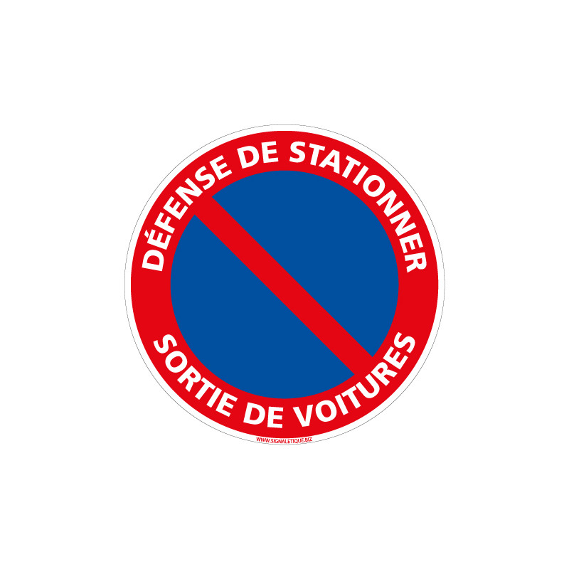 DISQUE DEFENSE DE STATIONNER (L0268)