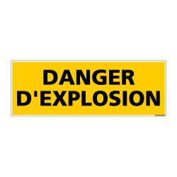 Panneau de Signalisation danger DANGER EXPLOSION (C0127)
