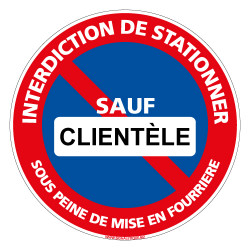 Panneau Stationnement interdit mise en fourrière immédiate