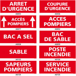 Panneau et Pictogramme Signalisation securite et prevention incendie