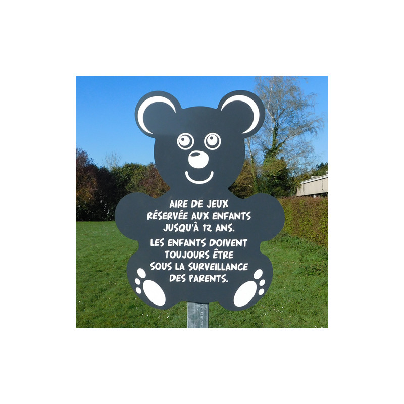 Panneau Aire de Jeux OURSON (WOURS) Panneau Aire de Jeux OURSON (WOURS)