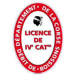 ADHESIF LICENCE 4 CORSE (G1246)