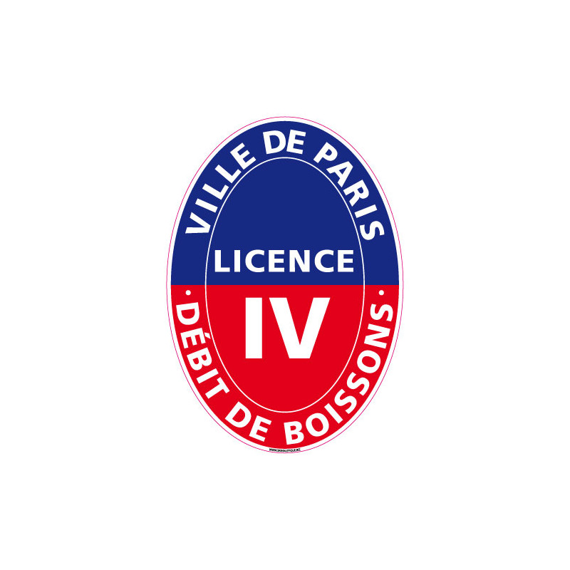 ADHESIF LICENCE 4 VILLE DE PARIS (G1250) ADHESIF LICENCE 4 VILLE DE PARIS (G1250)
