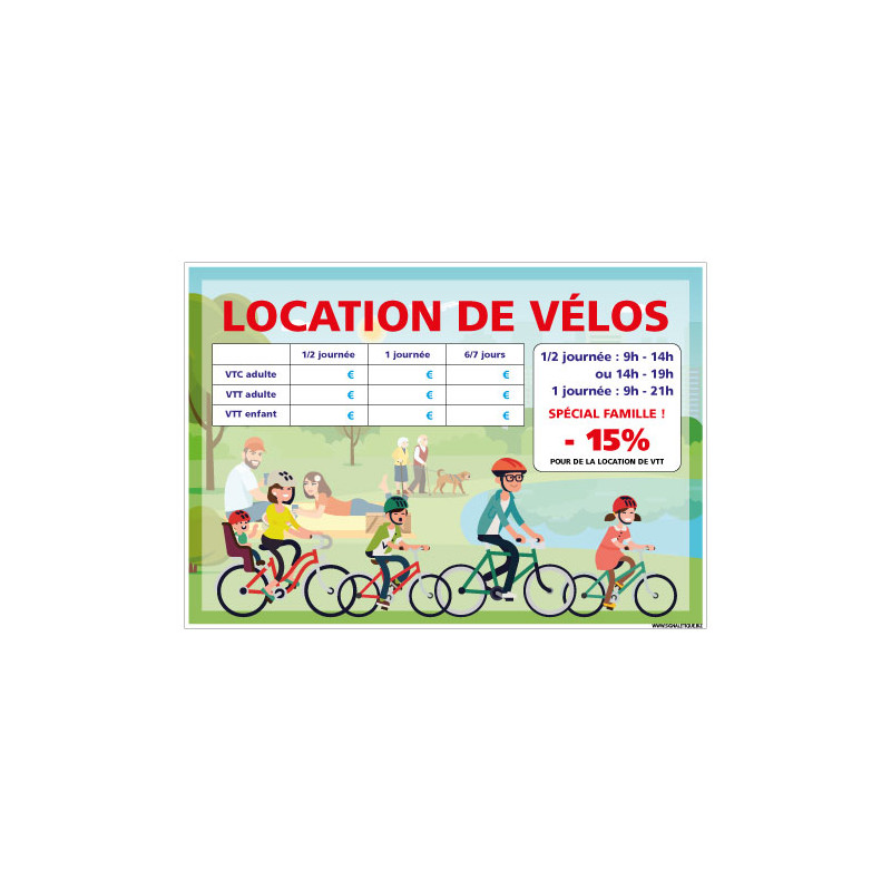 Location vélo enfant