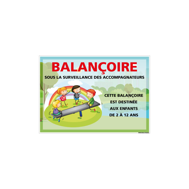 PANNEAU PERSONNALISABLE BALANCOIRE (H0511-PERSO)