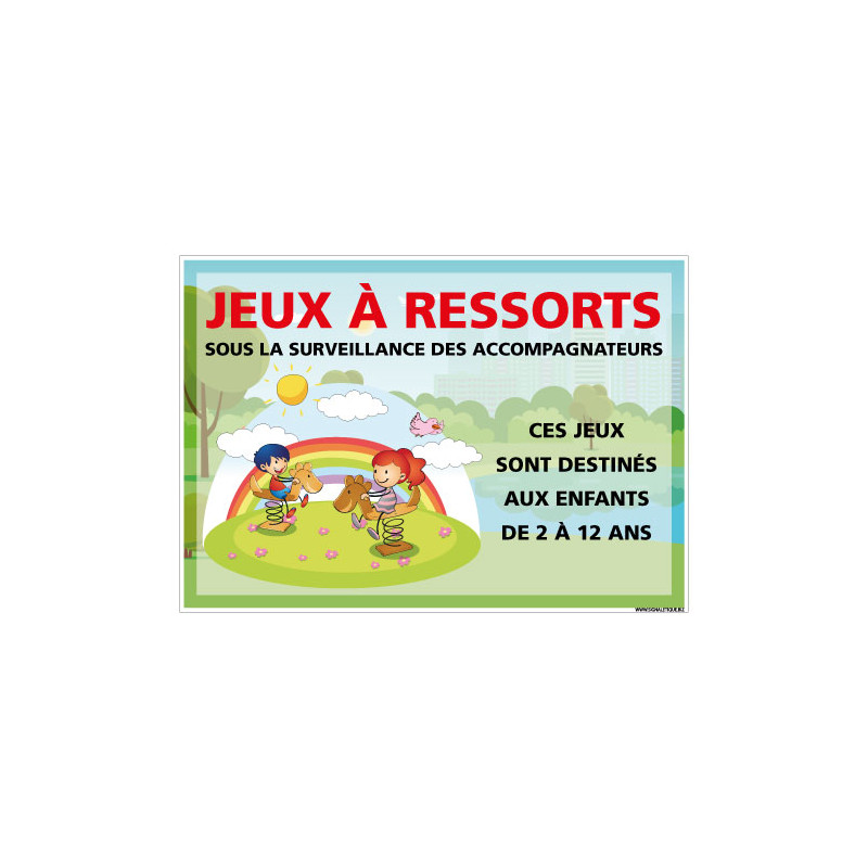 PANNEAU PERSONNALISER POUR JEUX RESSORTS (H0512-PERSO)