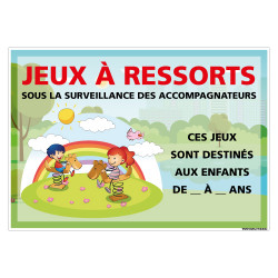 PANNEAU PERSONNALISER POUR JEUX RESSORTS (H0512-PERSO)