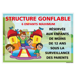 PANNEAU STRUCTURE GONFLABLE PERSONNALISABLE (H0513-PERSO)