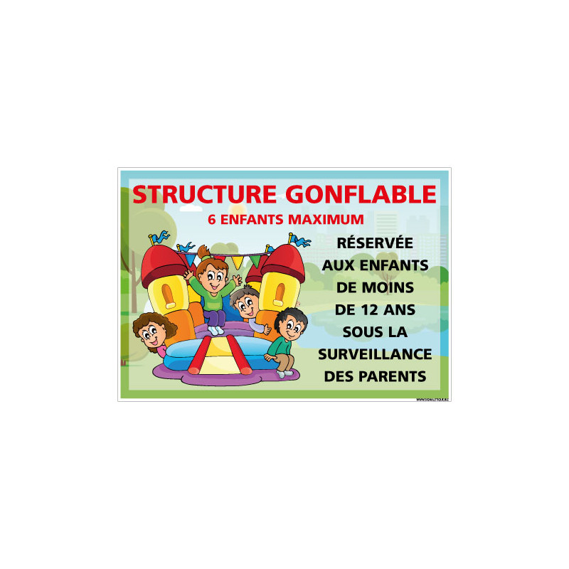 PANNEAU STRUCTURE GONFLABLE PERSONNALISABLE (H0513-PERSO)