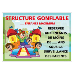 PANNEAU STRUCTURE GONFLABLE PERSONNALISABLE (H0513-PERSO)