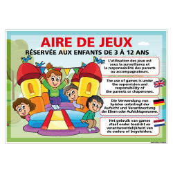 PANNEAU AIRE DE JEUX A PERSONNALISER (H0515-PERSO)