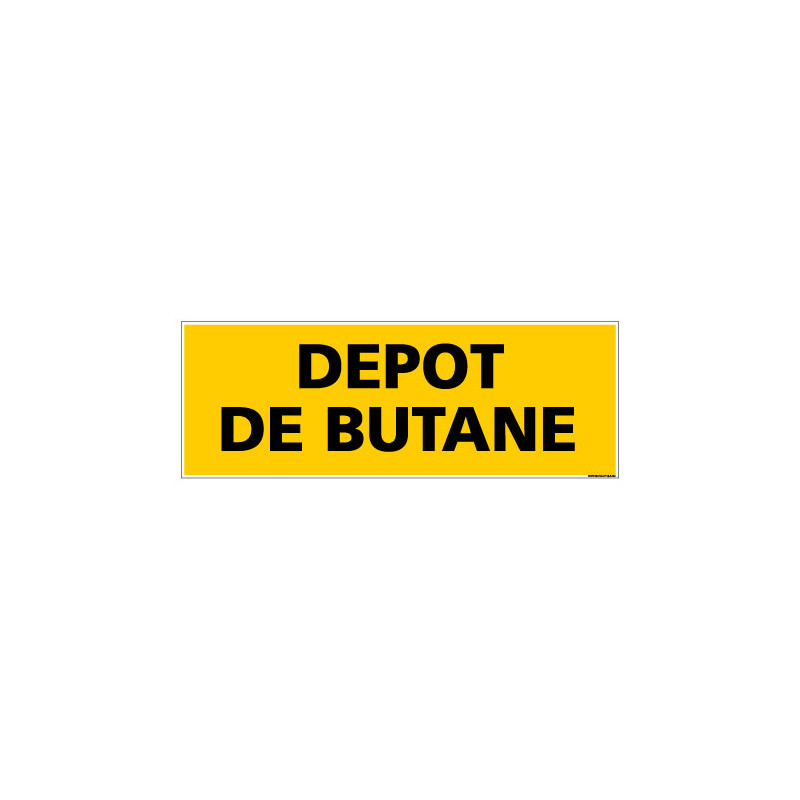 Panneau de Signalisation danger DEPOT DE BUTANE (C0141)