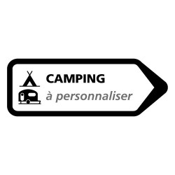 FLECHE DIRECTIONNELLE DROITE CAMPING PERSONNALISER (H0211)