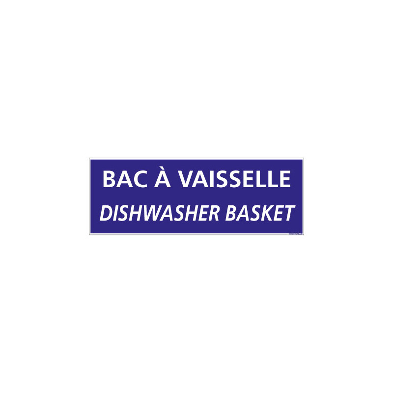 PANNEAU DE SIGNALISATION CAMPING BAC A VAISSELLE (H0224)