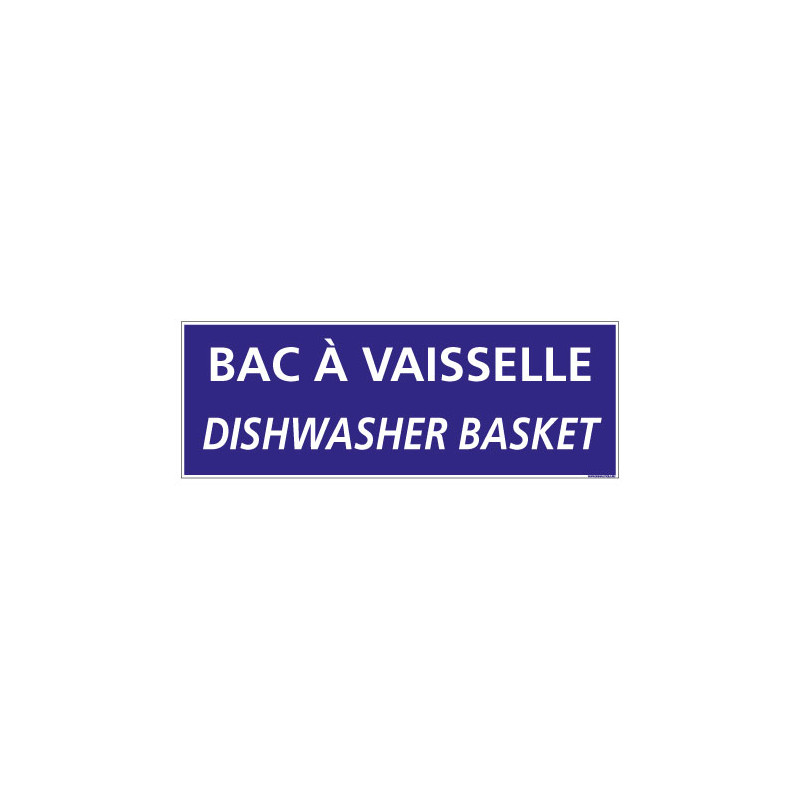 PANNEAU DE SIGNALISATION CAMPING LOCAL BAC A VAISSELLE (H0213)