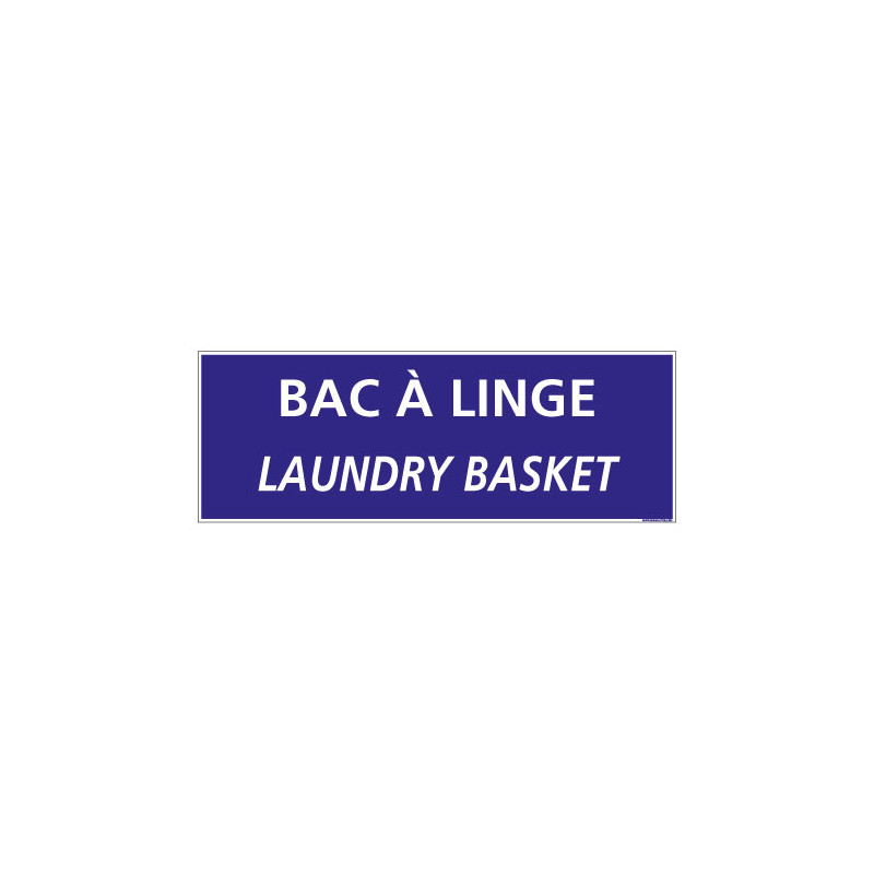Panneau de Signalisation Camping BAC LINGE (H0226) Français-Anglais Panneau de Signalisation Camping BAC LINGE (H0226) Français-Anglais