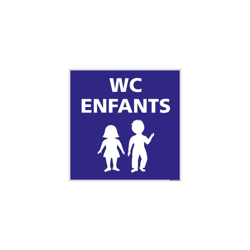 Panneau de Signalisation Camping WC ENFANTS (H0234) Panneau de Signalisation Camping WC ENFANTS (H0234)