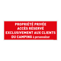 Panneau de signalisation PROPRIETE PRIVEE (H0239)