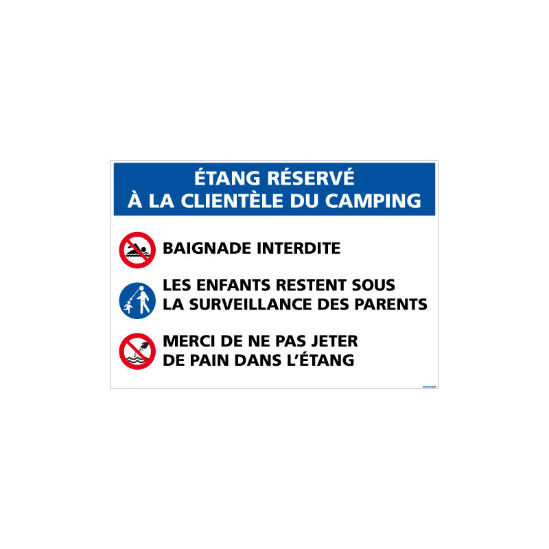 PANNEAU ETANG (H0272) PANNEAU ETANG (H0272)