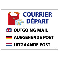 PANNEAU COURRIER DEPART (H0297)