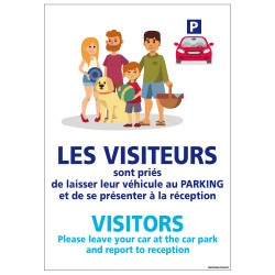 PANNEAU VISITEURS CAMPING (H0304)