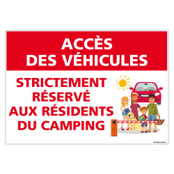 PANNEAU ACCES VEHICULES (H0313)