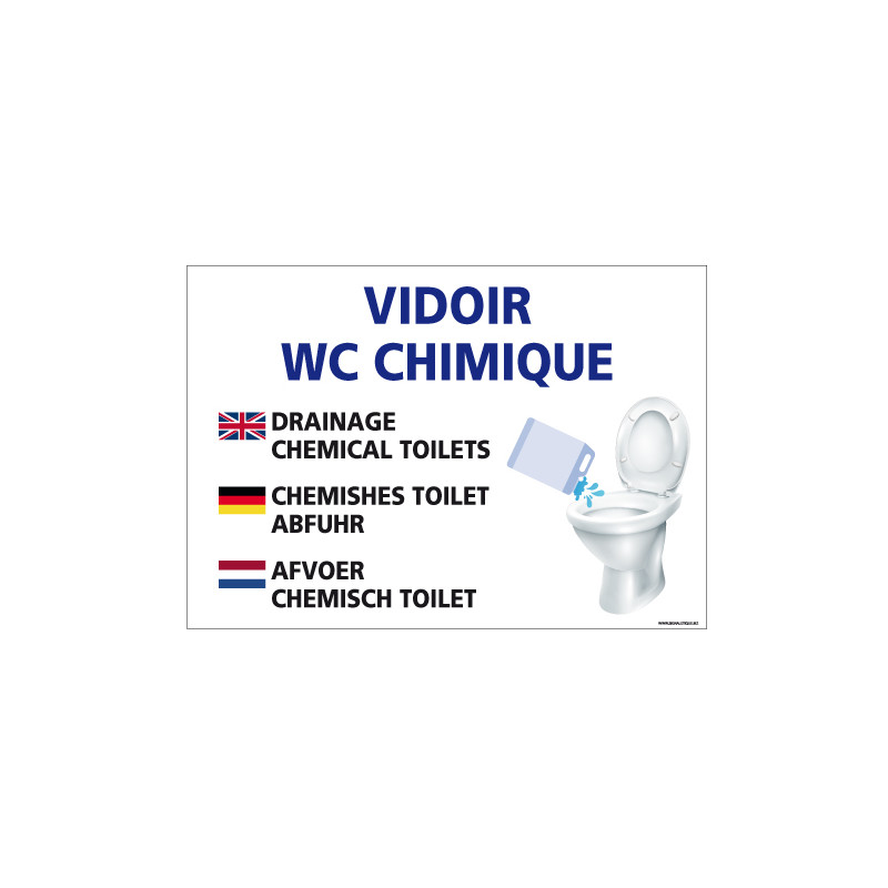 PANNEAU VIDOIR WC CHIMIQUE (H0328)