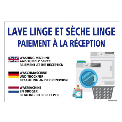 PANNEAU LAVE LINGE ET SECHE LINGE (H0331)