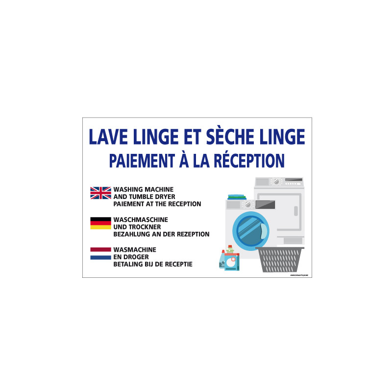 PANNEAU LAVE LINGE ET SECHE LINGE (H0331)